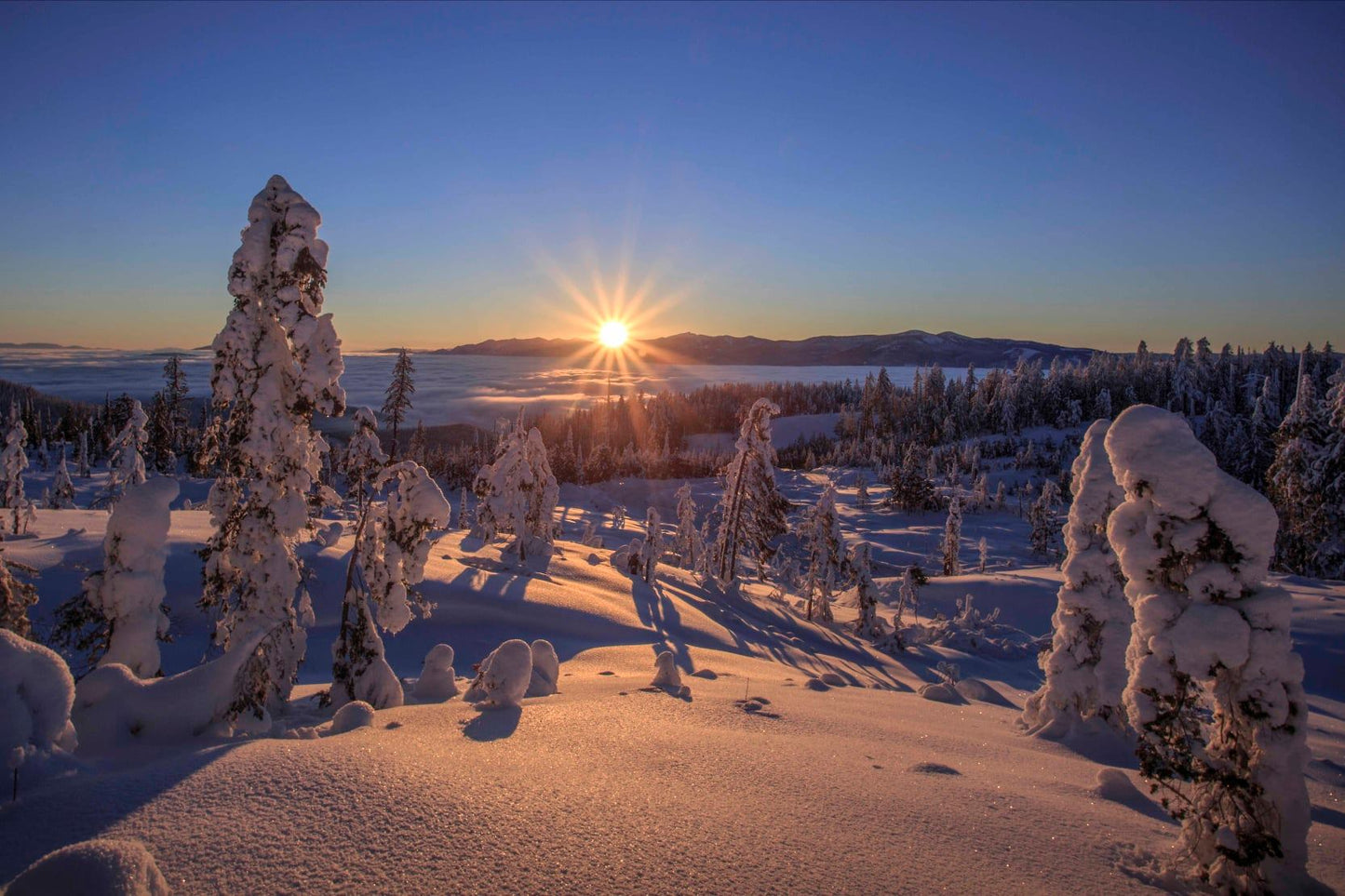 Sunset on The Bombi Mountain
