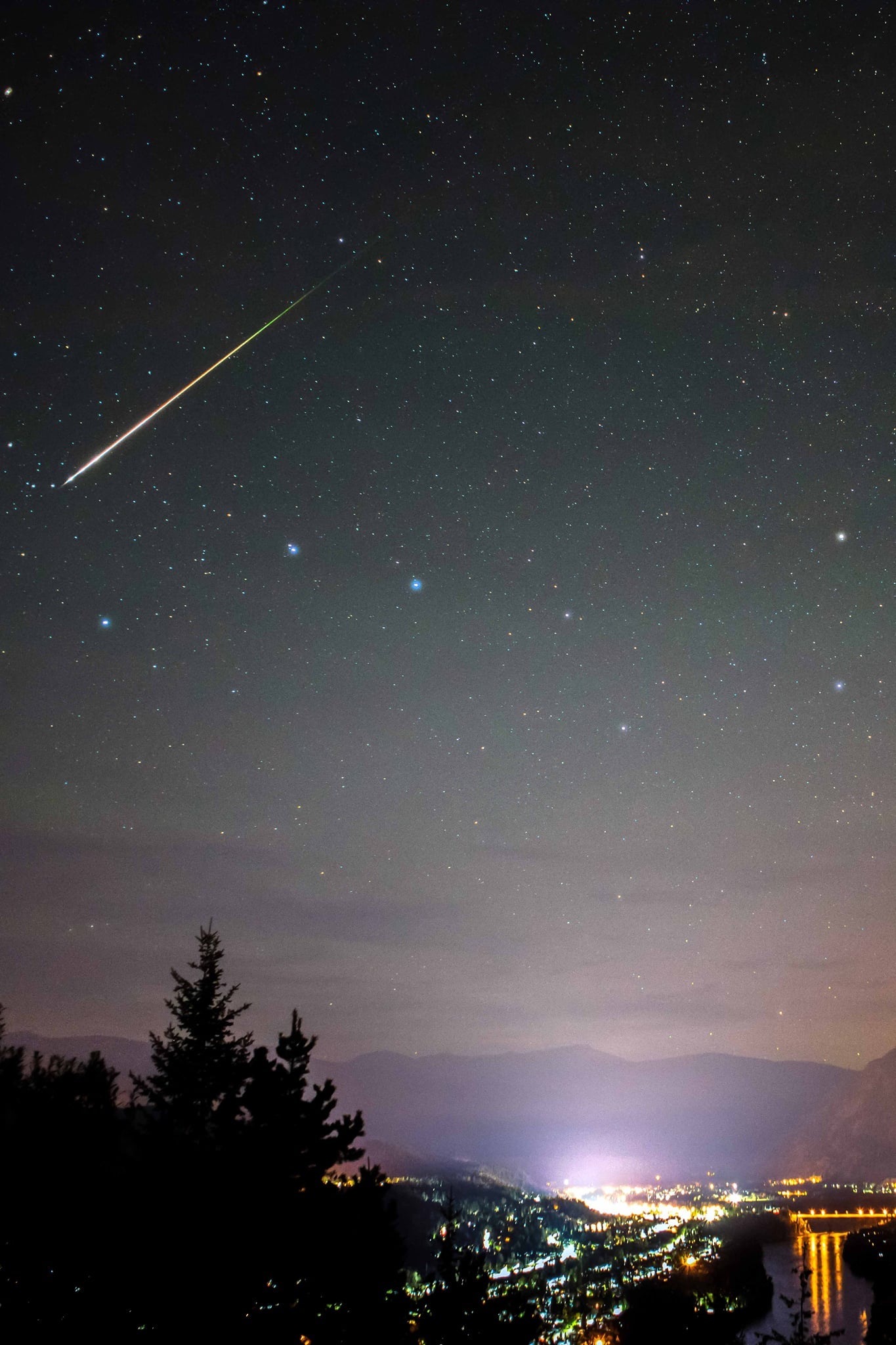 Meteor over Castlegar
