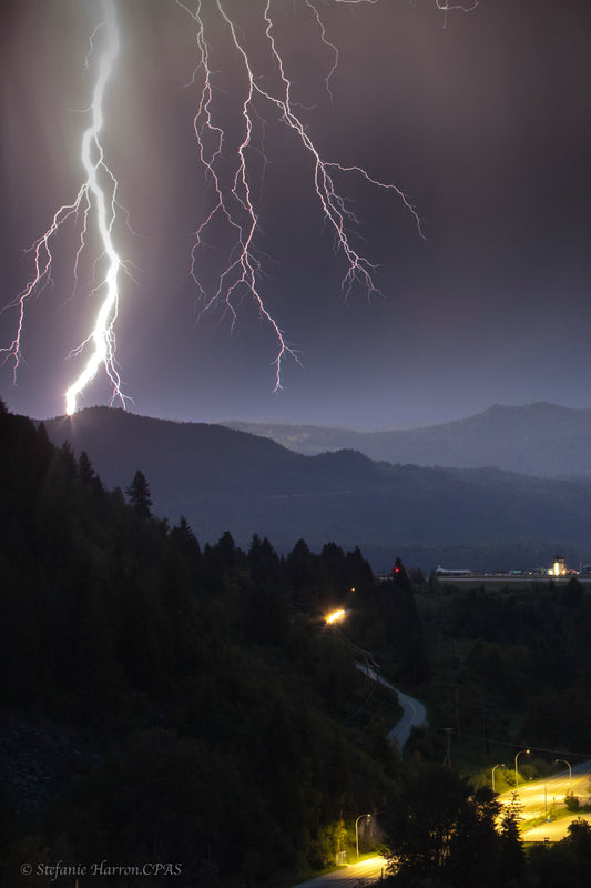 Lightning from Castlegar