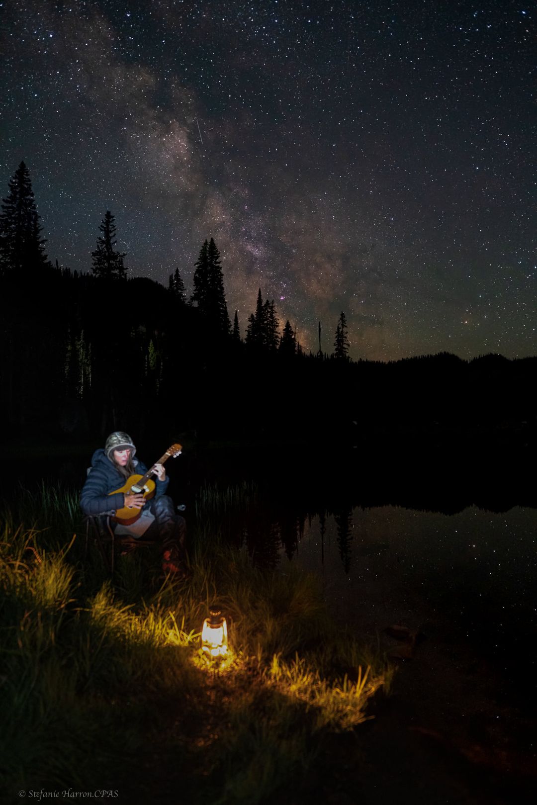 Night at Bridal Lake